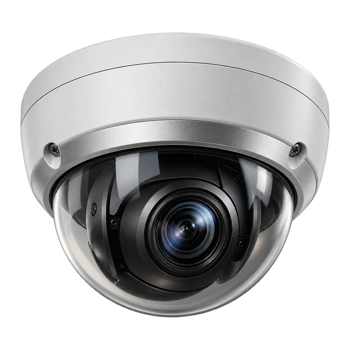 Original studio concept of a commercial surveillance camera, illustrating DSE’s integrated security services