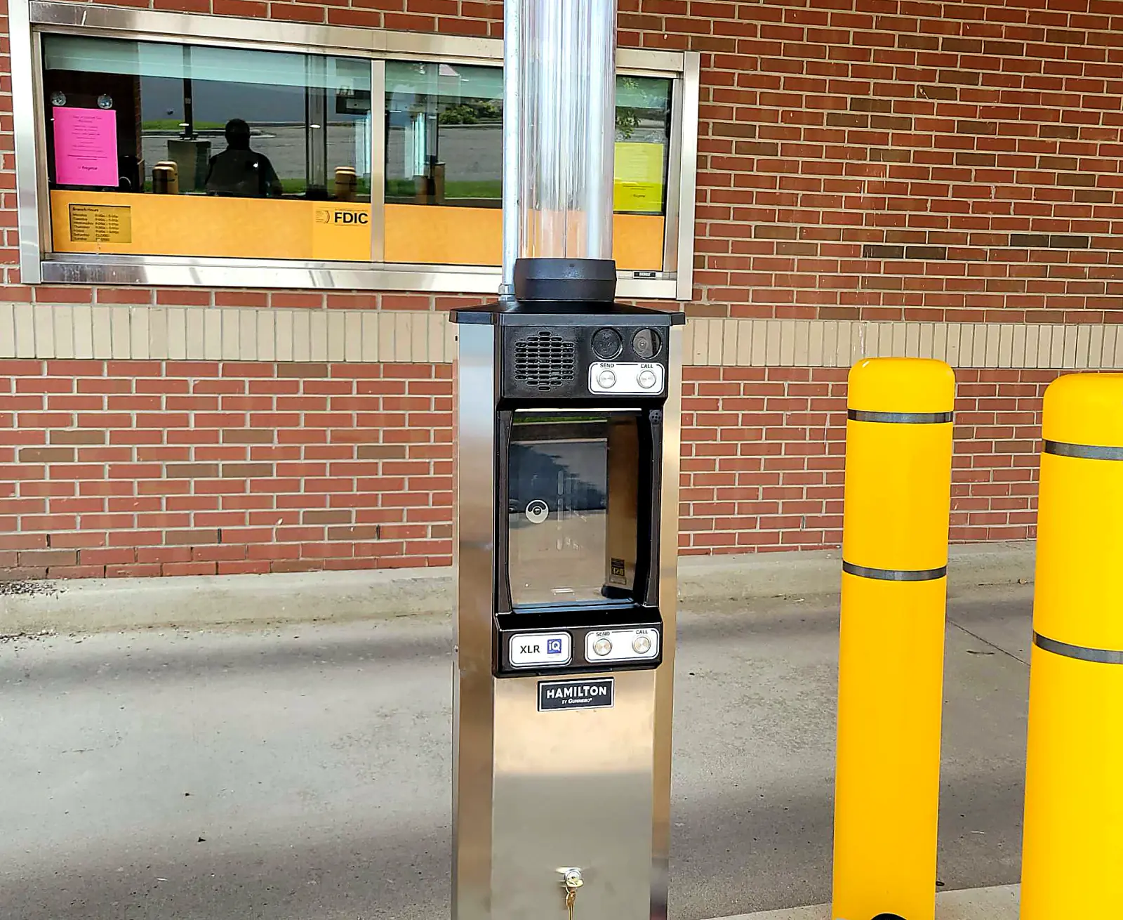 Branch physical security infrastructure and drive-up protection
